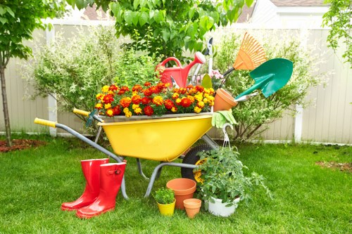 Removal of green waste and garden debris from a local property